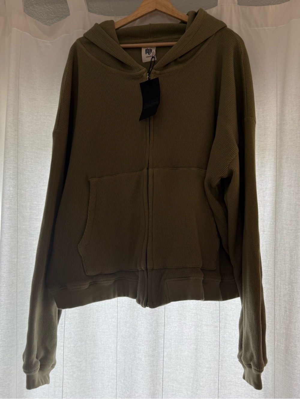 MNML x Streetwear Locust and Wild Honey The PERFECT Waffle Hoodie - Medium